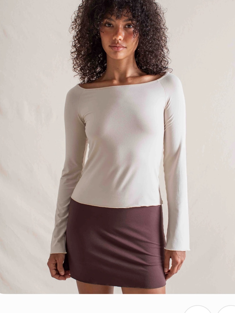 Indigo Luna Matching Set: Layla Flares and Longsleeve in Pearl
